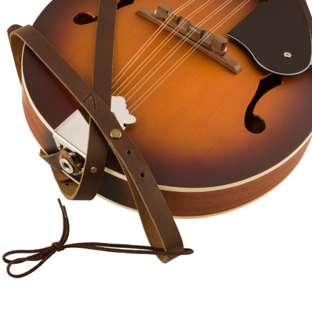 Fender Correia Couro Paramount p/ Bandolim, Castanho