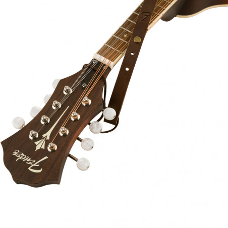 Fender Correia Couro Paramount p/ Bandolim, Castanho