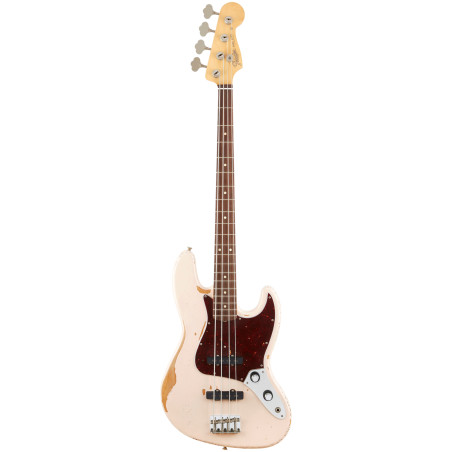 Fender Flea Jazz Bass, Roadworn Shell Pink