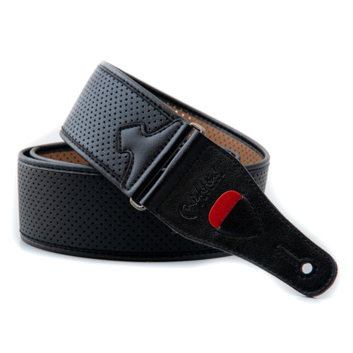 RightOn! Monte-Carlo Black Guitar Strap