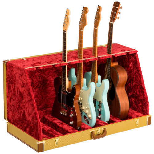 Fender Classic Series Case Stand - 7 Guitar, Tweed