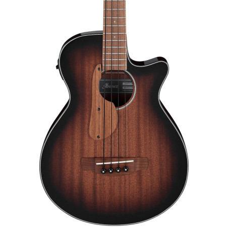 Ibanez Baixo Acústico AEGB24E - Mahogany Sunburst High Gloss