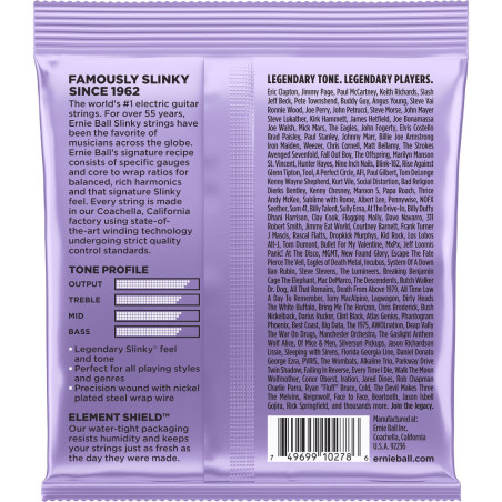 Ernie Ball Ultra Slinky Nickel Wound 10-48