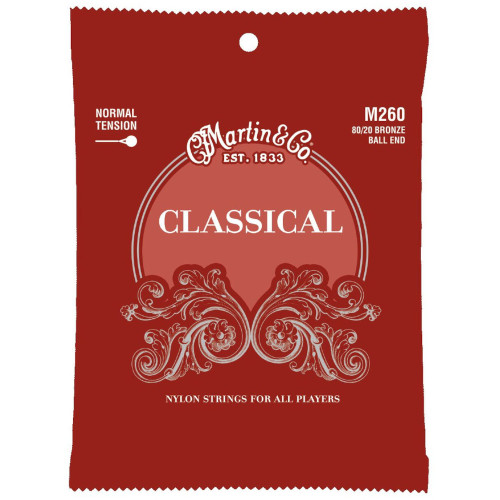 Martin M260 Classical Nylon Strings, Normal Tension