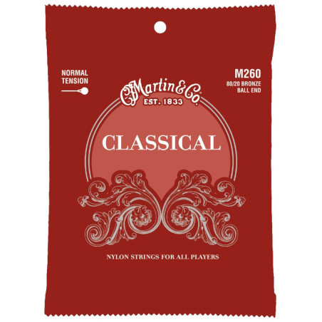 Martin M260 Classical Nylon Strings, Normal Tension