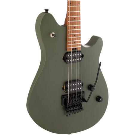 EVH Wolfgang WG Standard, Baked Maple - Matte Army Drab