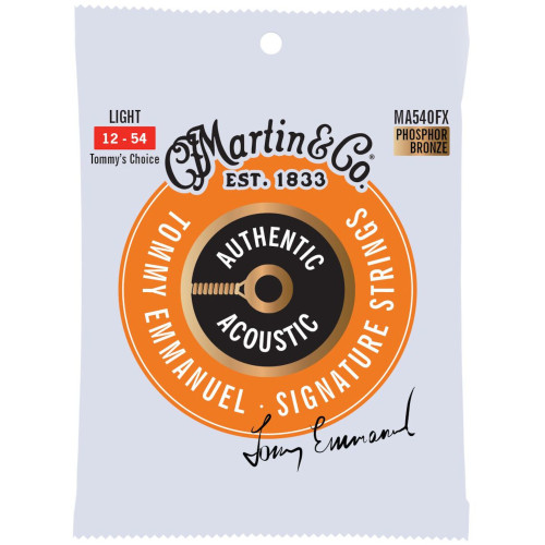 Martin Authentic Acoustic Flexible Core Phosphor Bronze Strings 12-54