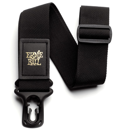 Ernie Ball PolyLock Guitar Strap - Black