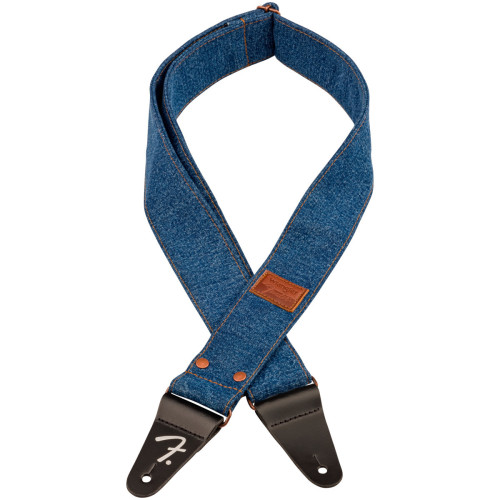 Fender Wrangler Riveted Denim Strap, Indigo