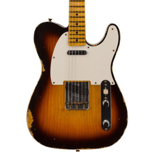 Fender Custom Shop 59 Tele Custom Relic MN - Wide-Fade Chocolate 3TS