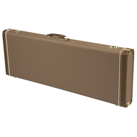 Fender G&G Deluxe Strat/Tele Hardshell Case, Brown