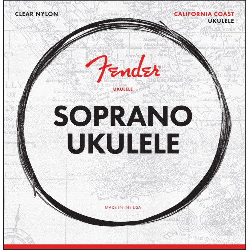 Fender California Coast Soprano Ukulele Strings