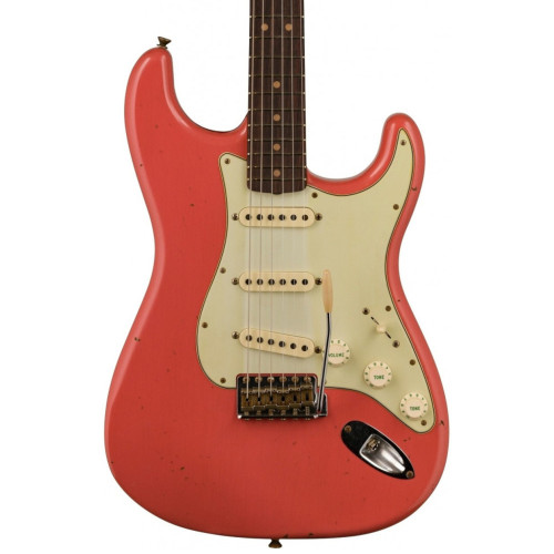 Fender Custom Shop 64 Stratocaster Journeyman Relic, Faded Aged Fiesta