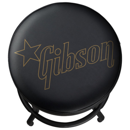 Gibson Gear  Banco de Bar Premium Playing Stool, Star Logo 76cm