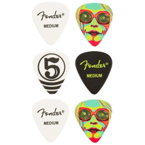 Fender Conjunto 6 Palhetas 351 John 5