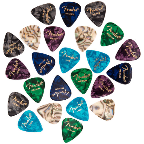 Fender Palhetas 351 Premium - 24 un., Sortidas