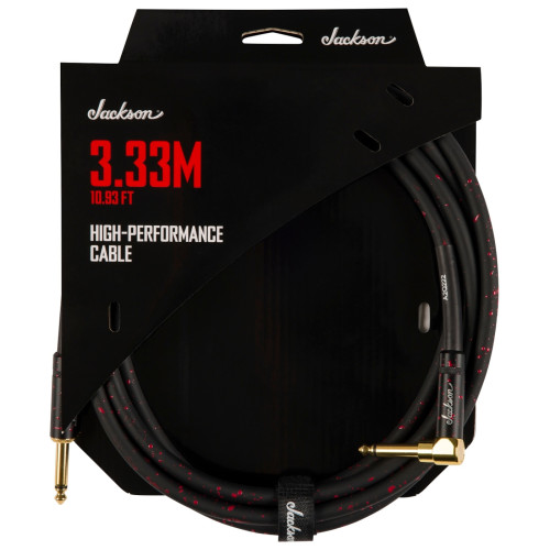 Jackson High Performance Cable, Black/Red, 10.93' (3.33 m)