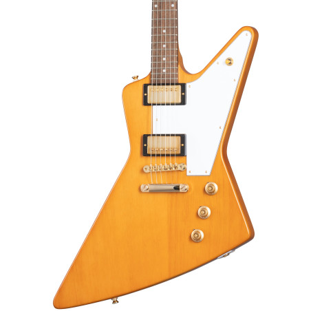 Epiphone 1958 Korina Explorer (White Pickguard) - Aged Natural
