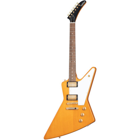 Epiphone 1958 Korina Explorer (White Pickguard) - Aged Natural