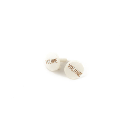 Fender Stratocaster S-1 Switch Knob Caps, Parchment (2)