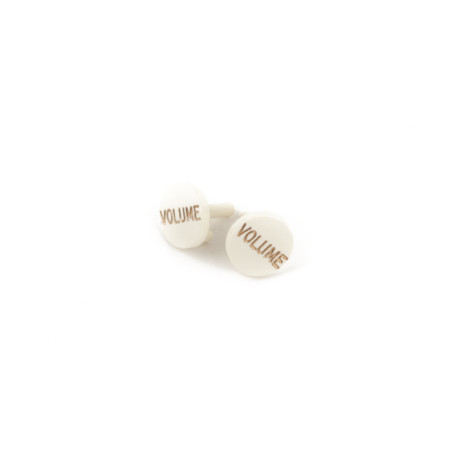 Fender Stratocaster S-1 Switch Knob Caps, Parchment (2)