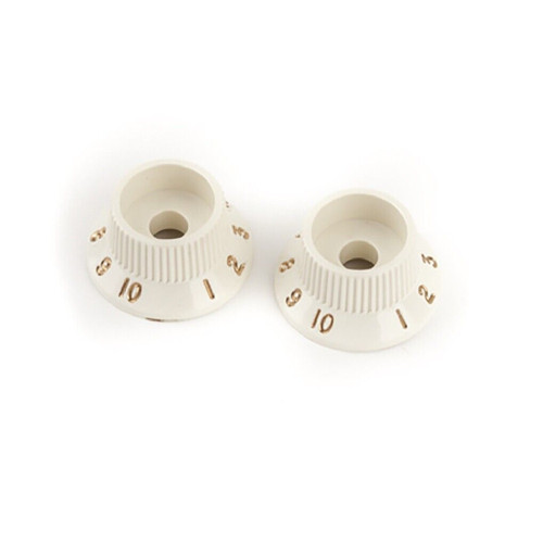 Fender Stratocaster S-1 Switch Knobs, Parchment (2)