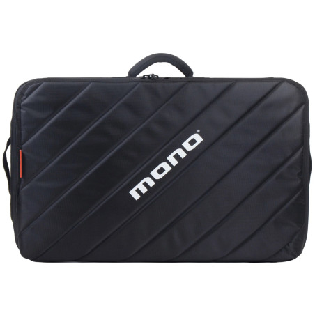 Mono Pedalboard Medium, Silver and Tour Accessory Case 2.0, Black