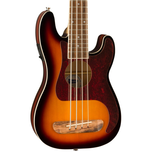 Fender Fullerton Precision Bass Ukulele, 3-Color Sunburst