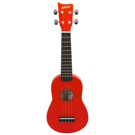 Ashton UKE100RD Soprano Ukulele - Red