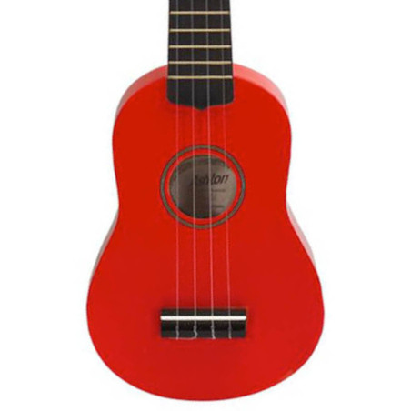 Ashton UKE100RD Soprano Ukulele - Red