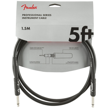 Fender Professional Series Instrument Cable 5'