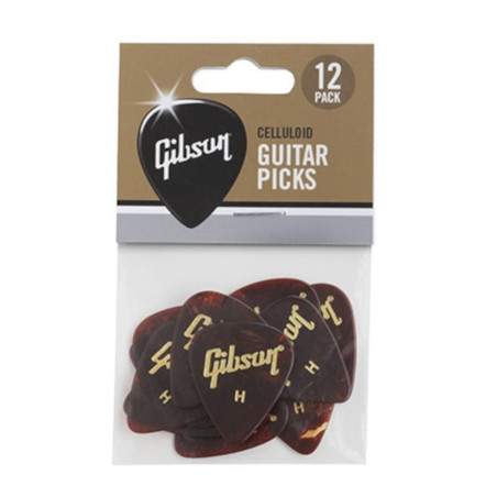 Gibson Gear 12x Tortoise Pick Heavy APRT12-74H