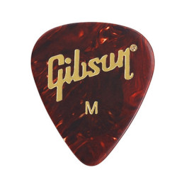 Gibson Gear Palhetas Tortoise Médias (12 un.)