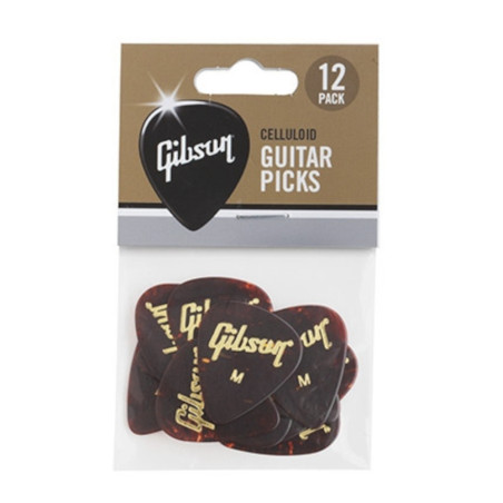 Gibson Gear 12x Tortoise Pick Medium APRT12-74M