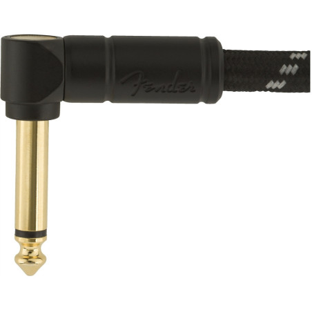 Fender Deluxe Series Instrument Cable 10', Black Tweed