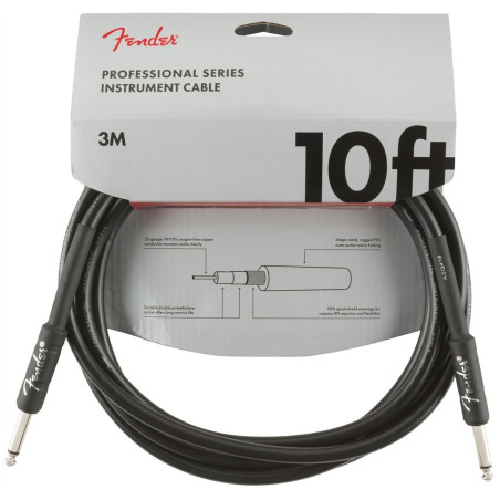 Fender Professional Series Instrument Cable 10'