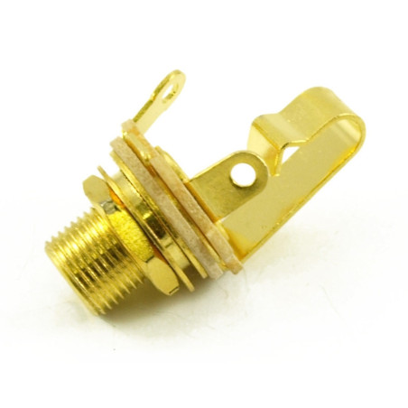 Switchcraft 1/4" Jack Socket Extra Long Gold