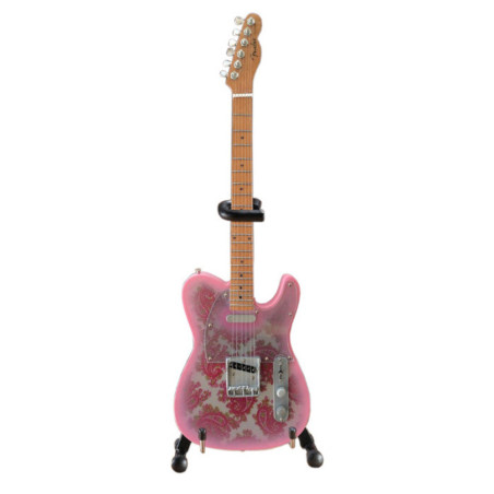 Axe Heaven Miniature Guitar Replica - Fender Pink Paisley Tele