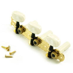 WD Music Classic Horizontal Tuners - Gold / Pearl