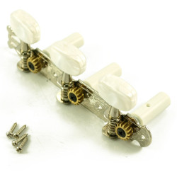WD Music Classic Horizontal Tuners - Nickel / Pearl
