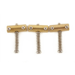 Fender American Vintage Telecaster Compensated Saddles Brass (3)