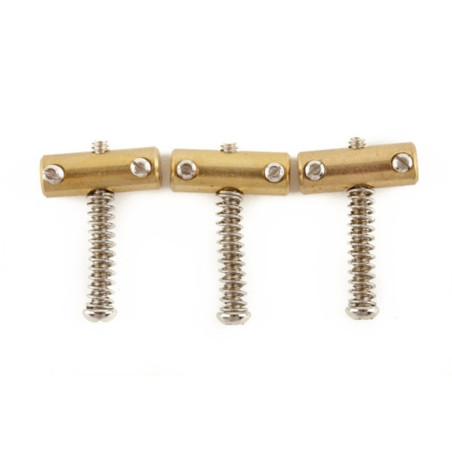 Fender American Vintage Telecaster Compensated Saddles Brass (3)