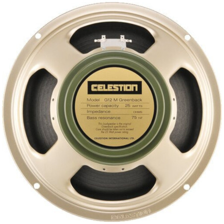 Celestion G12M "Greenback" 12" 25W 16Ohm