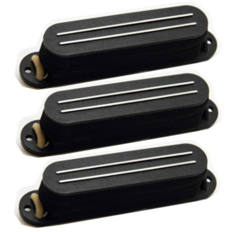 Bare Knuckle Cobra Single Coil Set Black