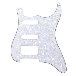 Fender Strat Pickguard H/S/S 11-Hole Aged White Moto