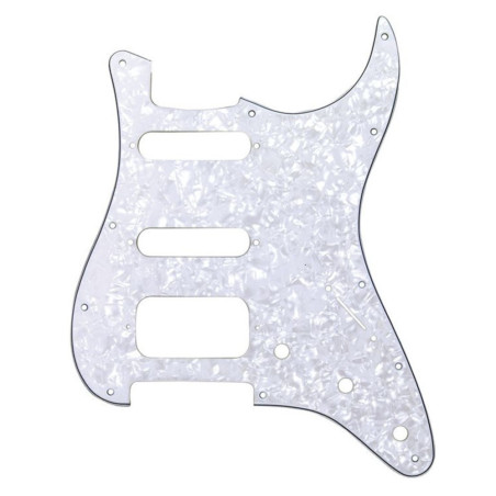 Fender Strat Pickguard H/S/S 11-Hole Aged White Moto