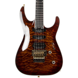 Jackson Pro Plus Series Soloist SLA3Q, Amber Tiger Eye