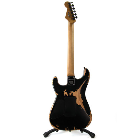 Charvel Pro-Mod Relic San Dimas Style 1 HH FR PF, Weathered Black