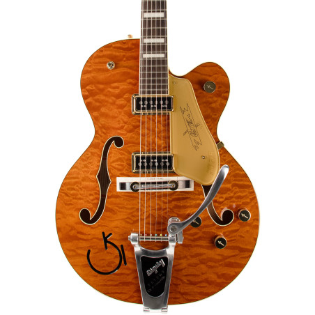 Gretsch G6120TGQM-56 Lim. Ed. Quilt Classic Chet Atkins Hollow, Roundu