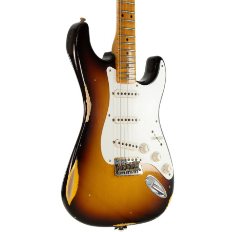 Fender Custom Shop 58 Strat Relic, Faded Aged Chocolate 3TS